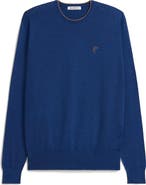 ASHWORTH GOLF Extrafine Merino Tipped Crewneck