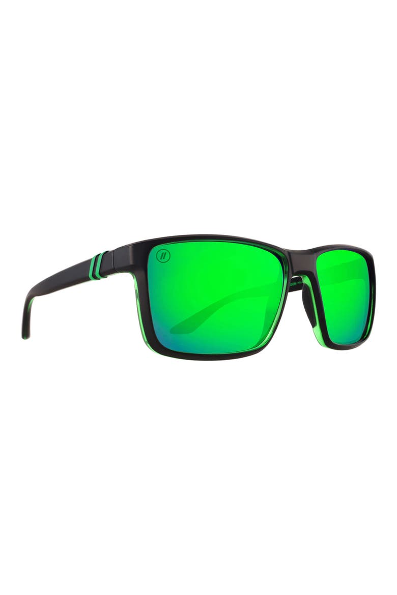 57mm Mesa Polarized Square Sunglasses, Alternate, color, ALPINE MOON