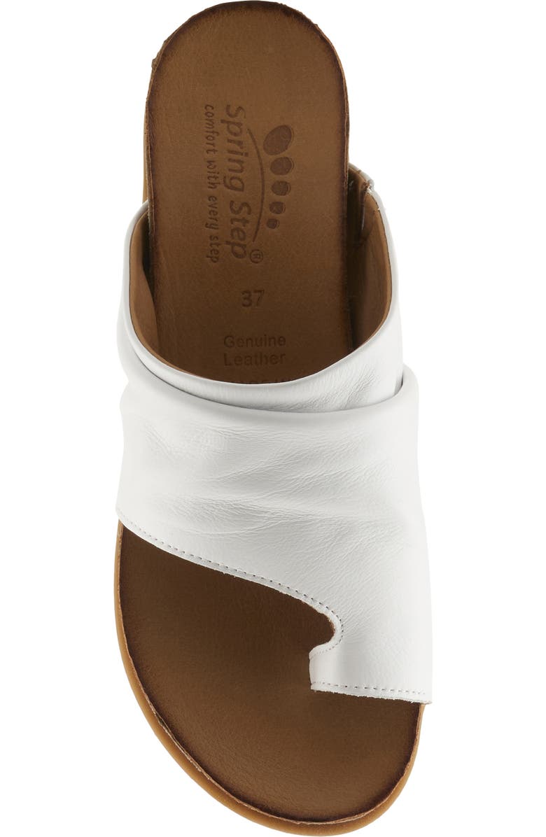 Spring Step Bates Slide Sandal, Alternate, color, White