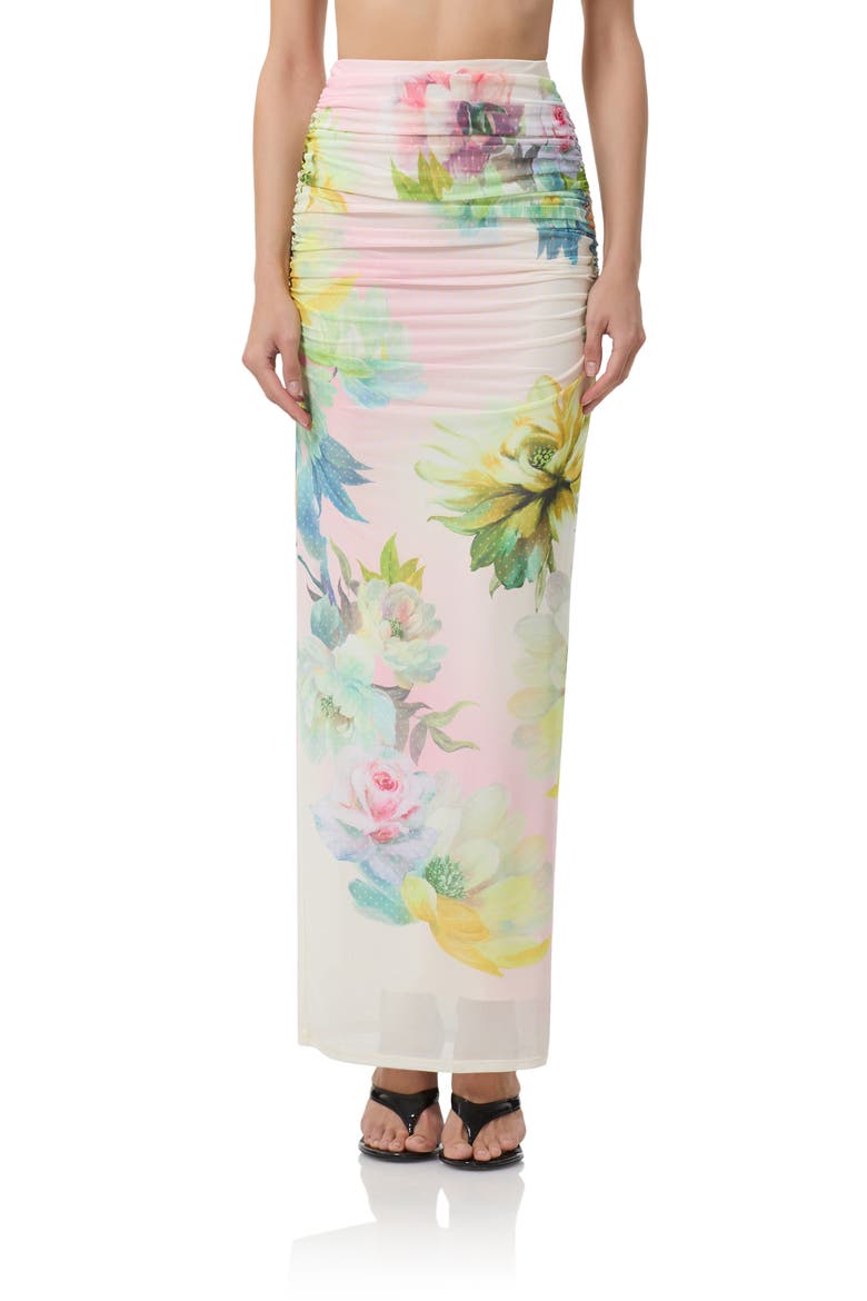 Bevin Floral Print Maxi Skirt, Main, color, GROWING ROSES