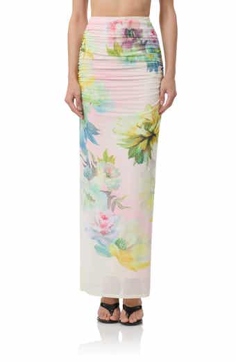 Bevin Floral Print Maxi Skirt