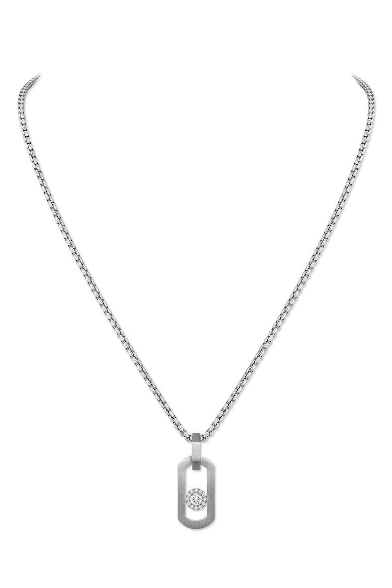 So Move Titanium Necklace, Alternate, color, TITANIUM