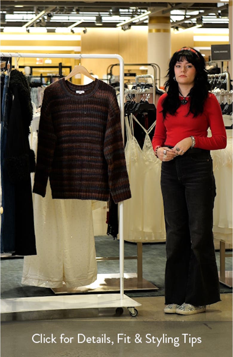 Space Dye Oversize Sweater, sales video thumbnail