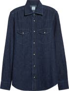Eleventy Denim Western Shirt