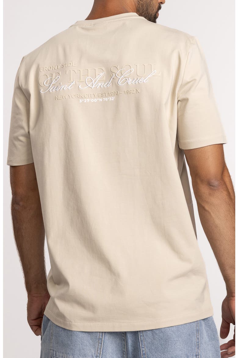Front Side Of The Soul Fashion T-Shirt, Alternate, color, Stone