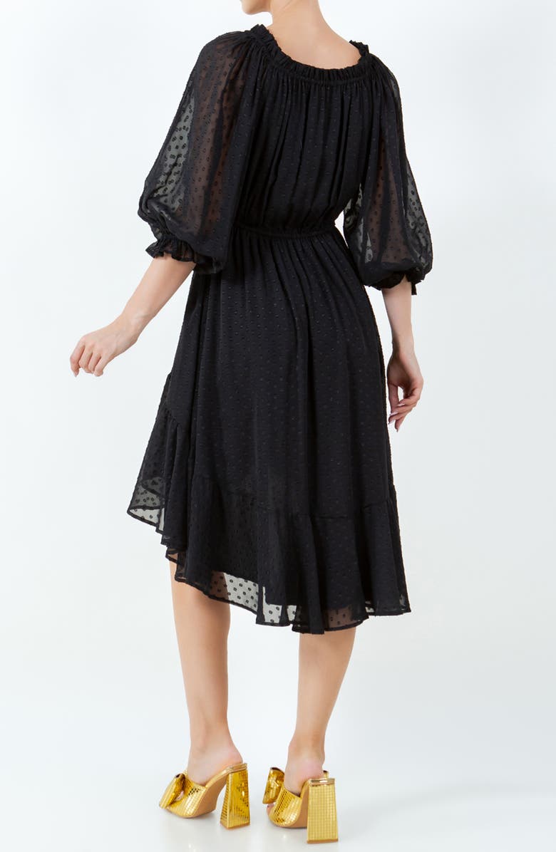 MEGHAN LA Keiko Midi Dress, Alternate, color, 