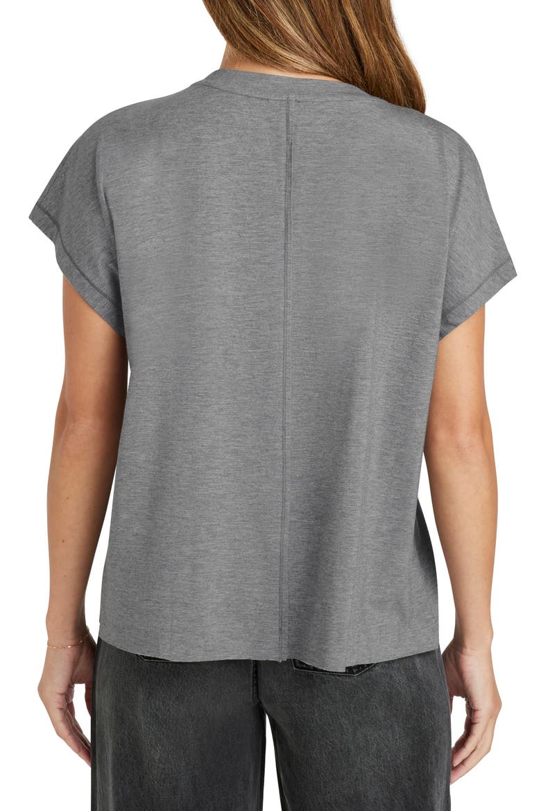 Tyra Short Sleeve Tee, Alternate, color, HEATHER FOG