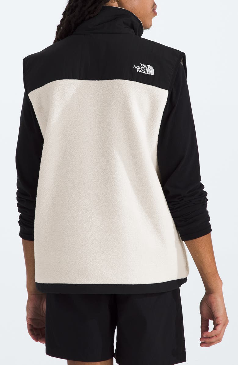 The North Face Retro Denali Vest, Alternate, color, White Dune/ Tnf Black