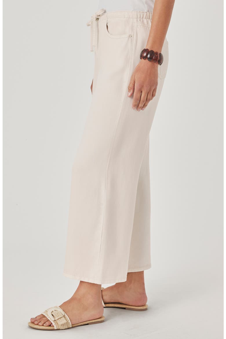 Lounge Wide Leg Crop Jeans, Alternate, color, MOONSTONE WHITE