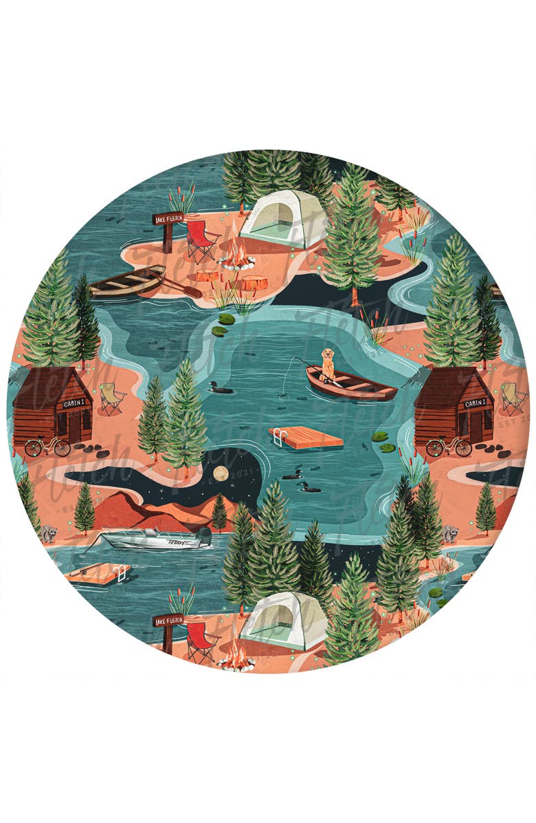 Fletch Lake Days 2 Piece Shorts Set, Alternate, color, Teal