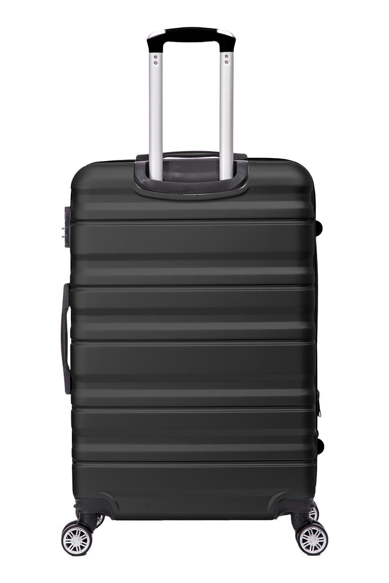 Girovita Hardshell 3-Piece Spinner Luggage Set, Alternate, color, BLACK