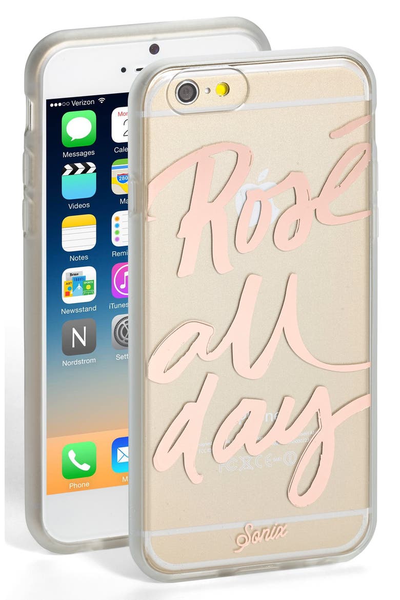 'Rosé All Day' iPhone 6 & 6s Case, Main, color, ROSEGOLD
