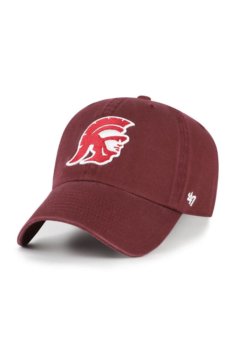 Men's '47 Maroon USC Trojans Clean Up Adjustable Hat, Main, color, Maroon