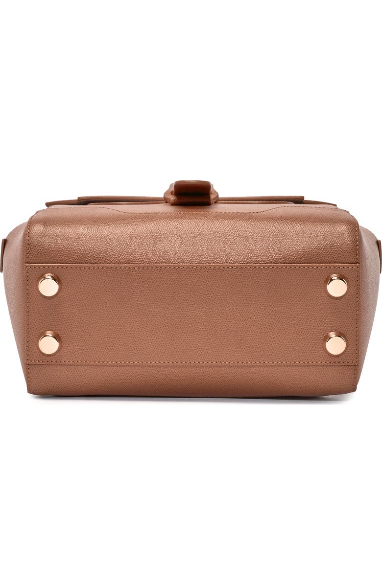 SENREVE Midi Maestra Pebbled Leather 4-Way Convertible Handbag, Alternate, color, Chestnut