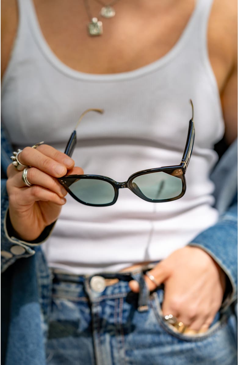 Chamelo Veil Slider Alpha Sunglasses, Alternate, color, Smoke