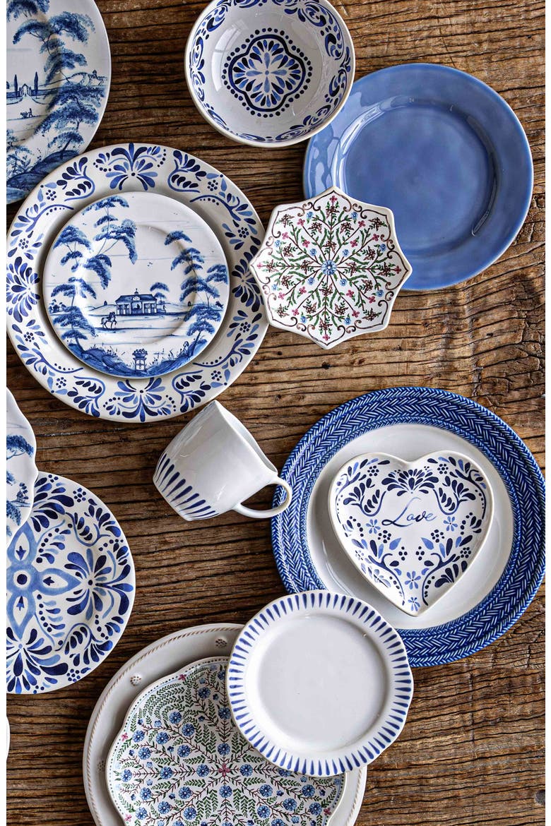 Country Estate Dinner Plate, Alternate, color, DELFT BLUE