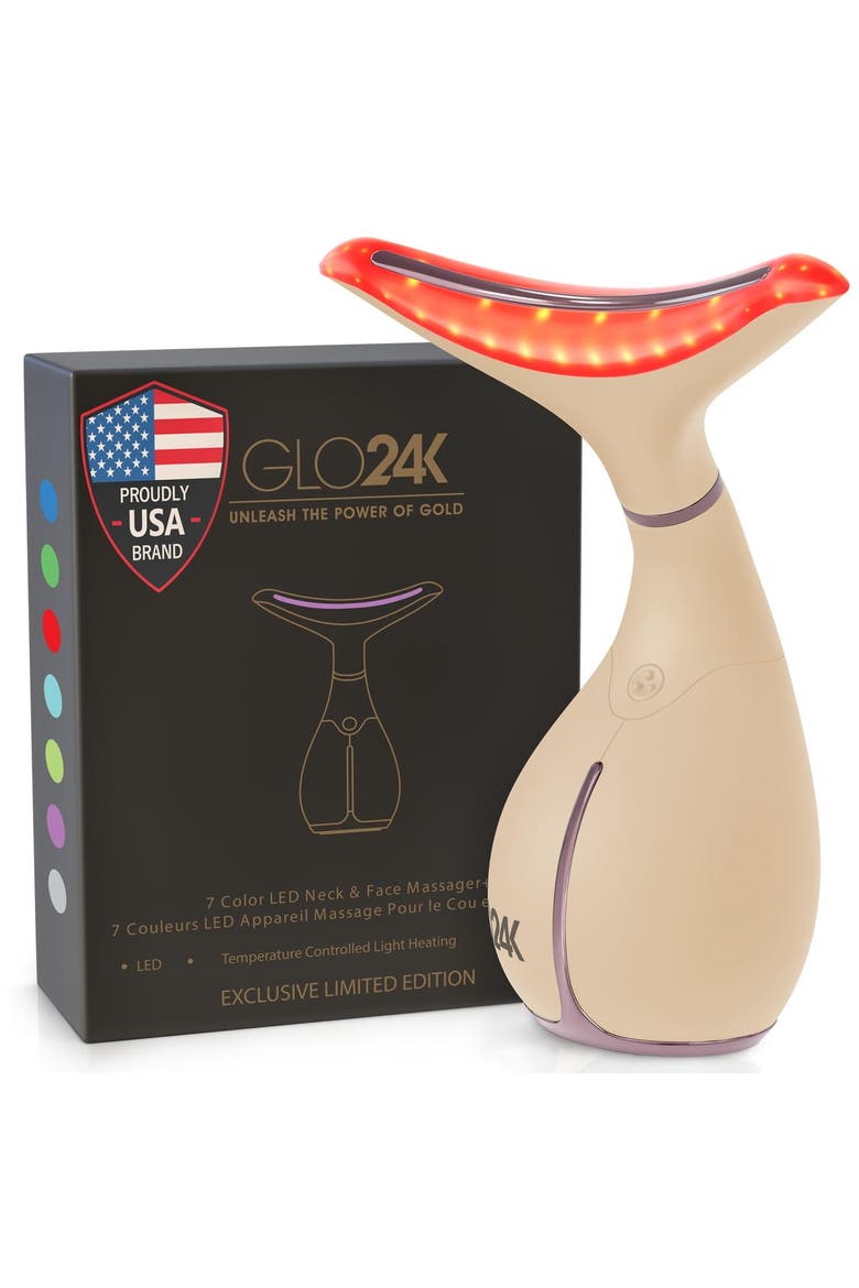7 Color LED Neck and Face Beauty Device - Limited Edition, Main, color, NA