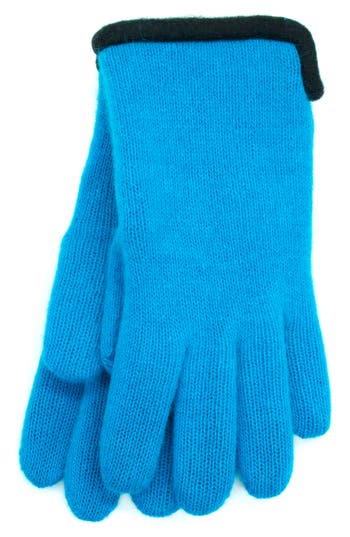 Portolano Fleece Lined Gloves In Blue