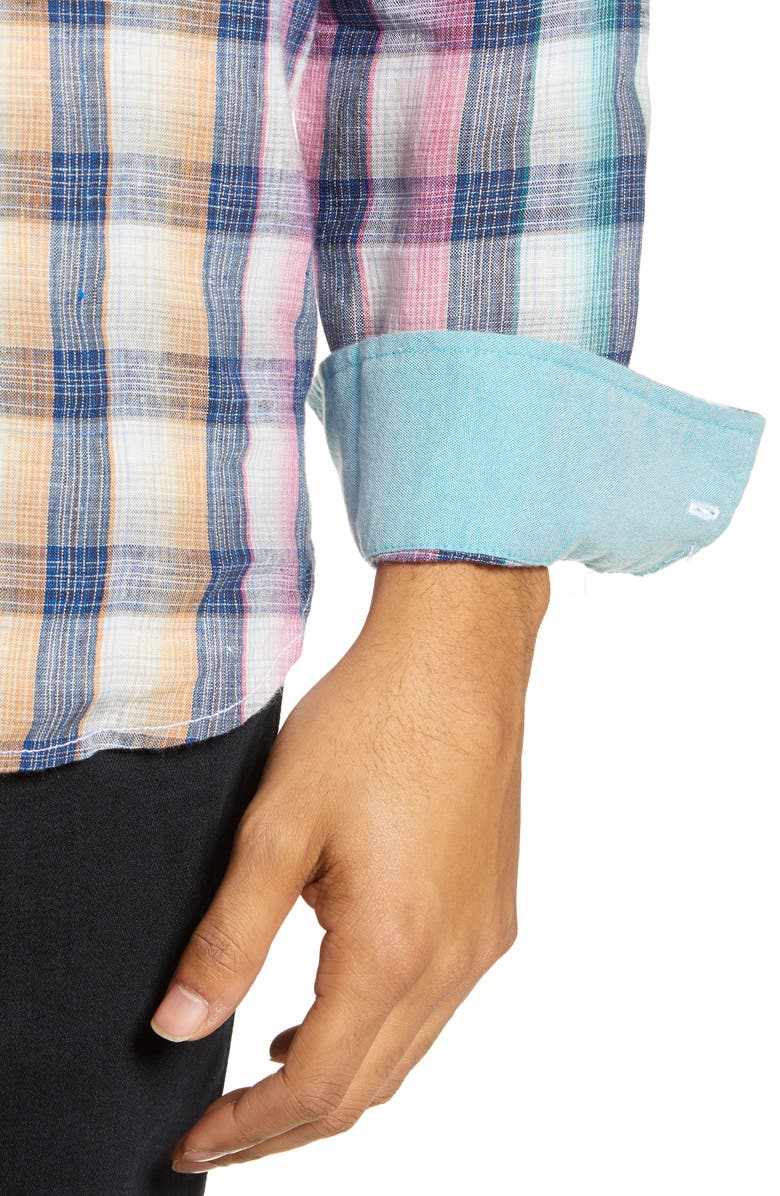 Tommy Bahama Polynesian Plaid Classic Fit Shirt, Alternate, color,