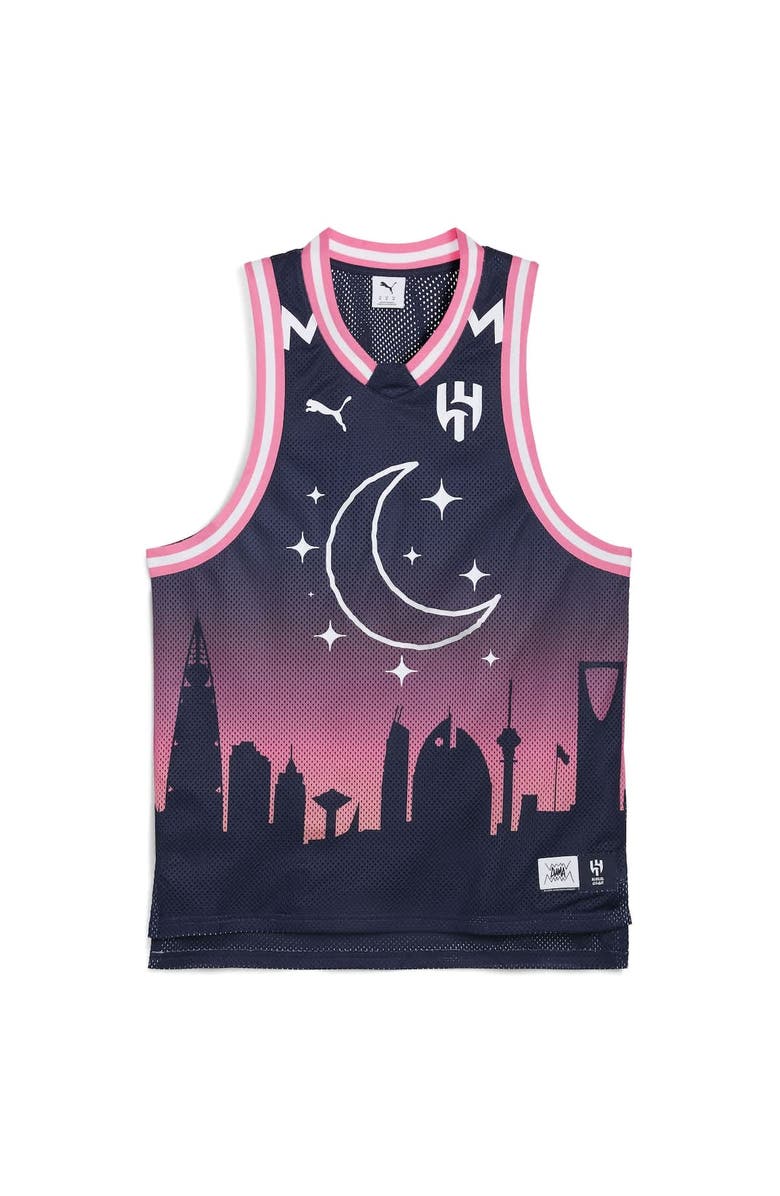 PUMA Men's Puma Navy Al Hilal 2025 FIFA Club World Cup dryCELL Basketball Jersey, Alternate, color, Navy