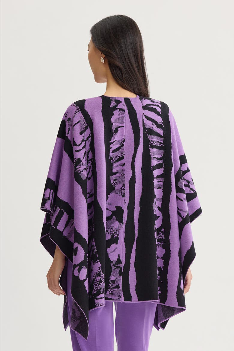 Hope Wrap, Alternate, color, Sunset Purple/Black