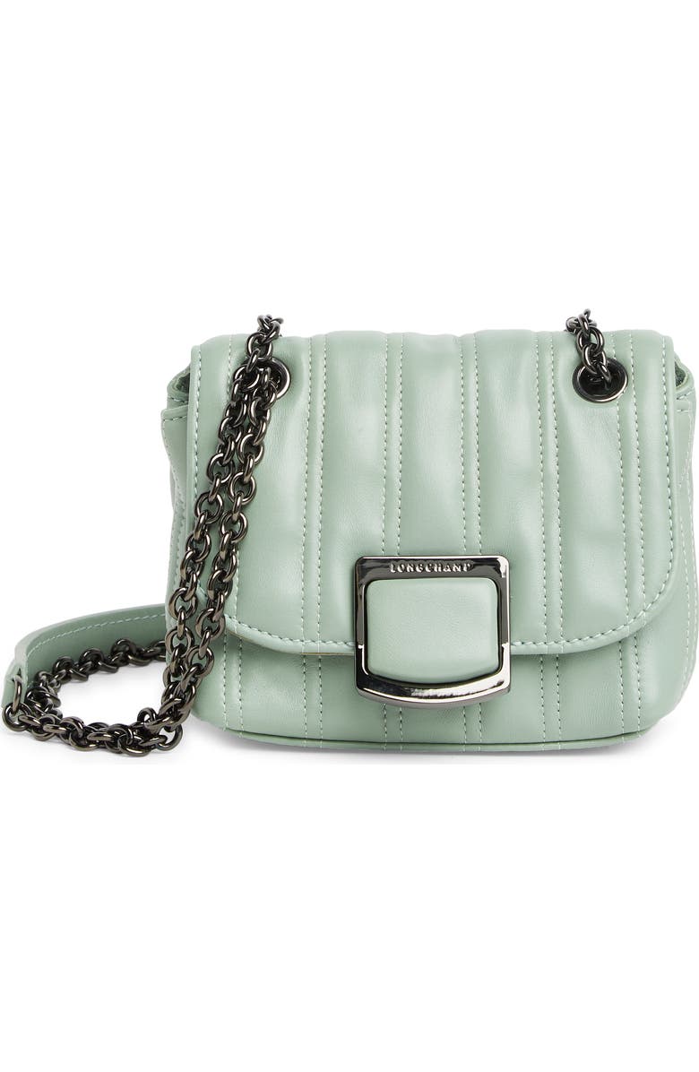 Longchamp Brio Leather XS Shield Crossbody Bag, Main, color,