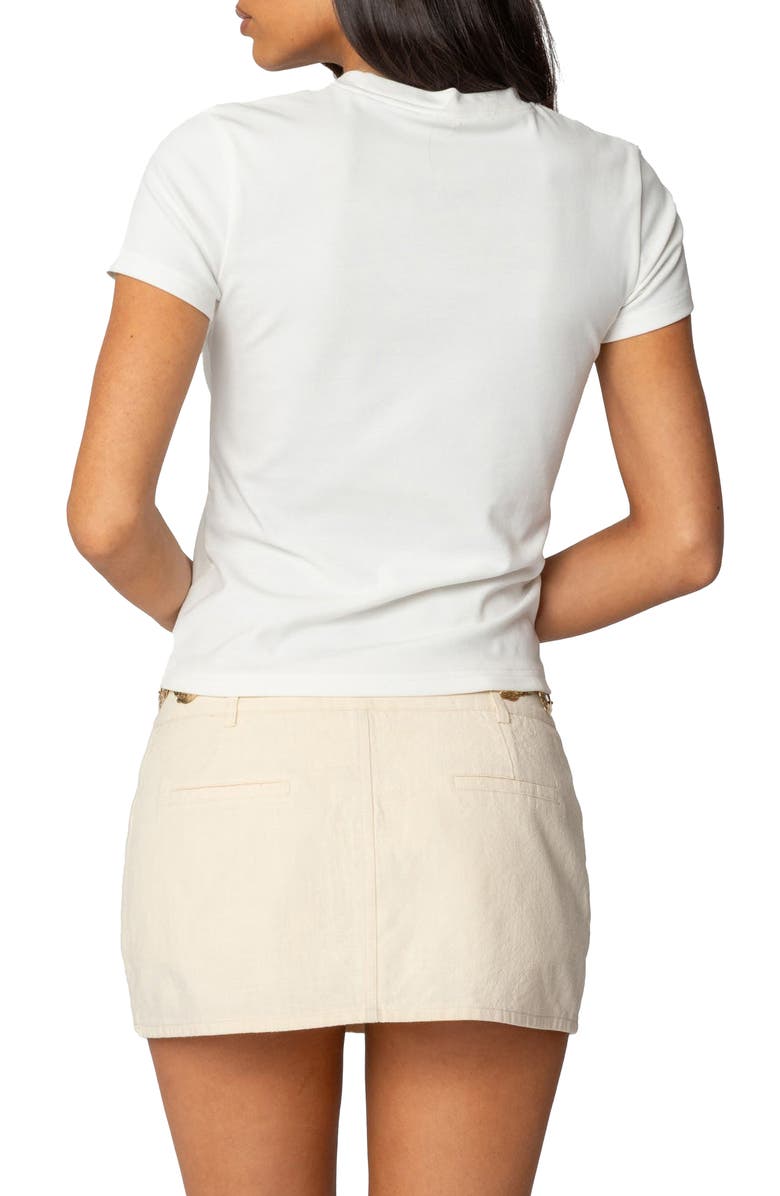 EDIKTED Seashells Graphic T-Shirt, Alternate, color, White