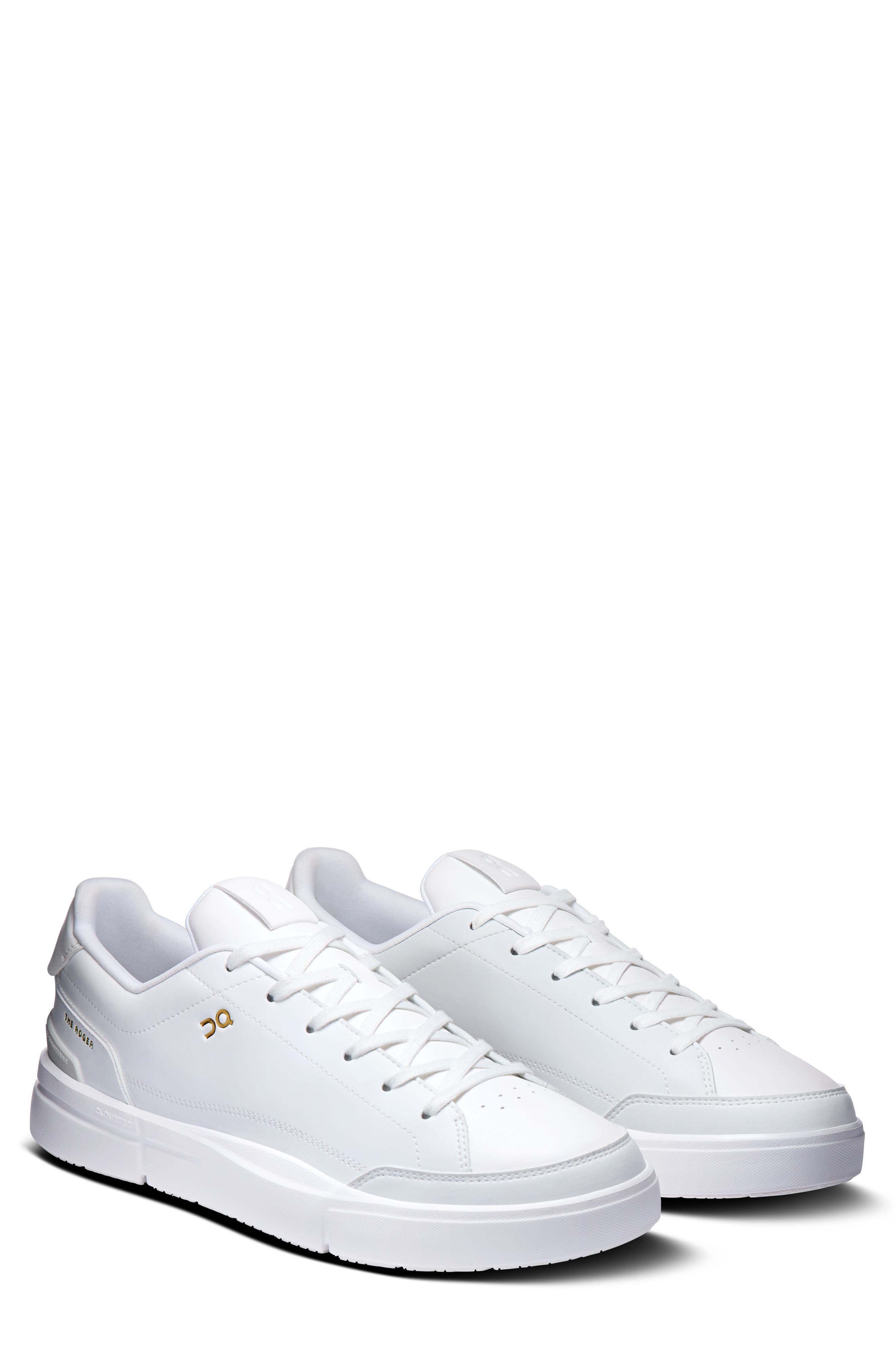 On THE ROGER Centre Court Tennis Sneaker, Main, color, White/ White