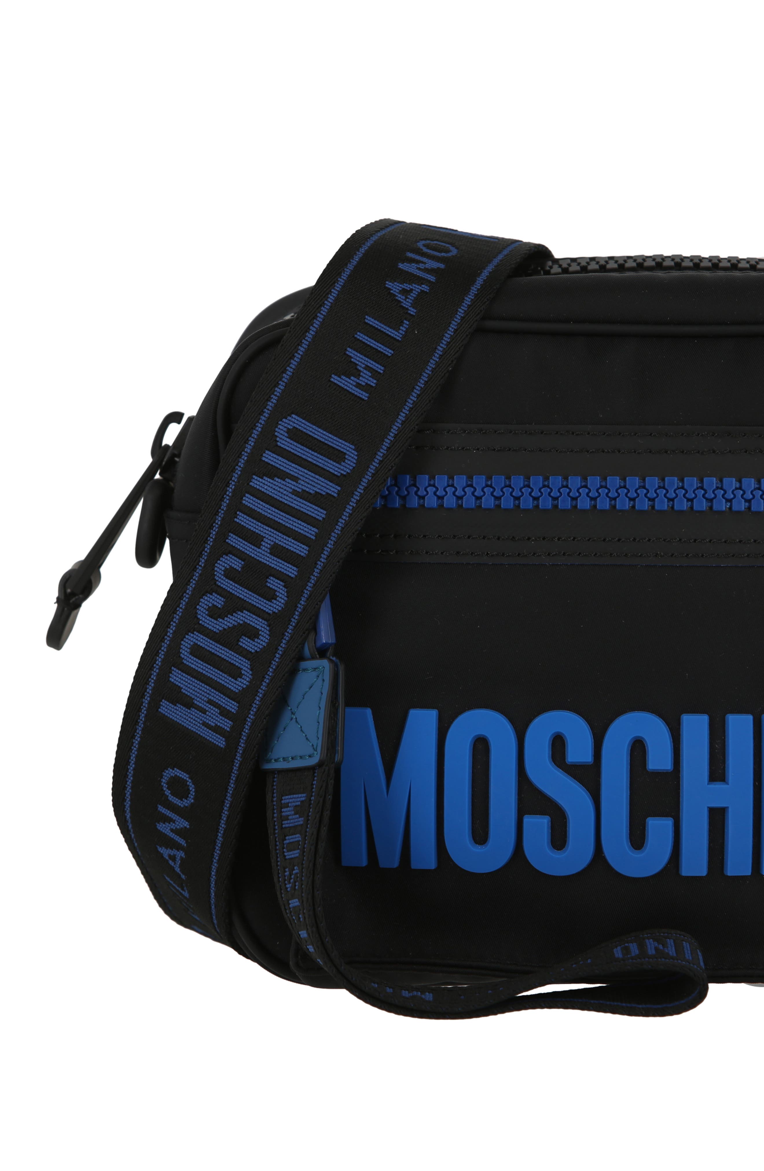 Moschino 3D Logo Crossbody Bag, Alternate, color, 