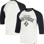 '47 Men's '47 Cream Chicago White Sox City Connect Crescent Franklin Raglan 3/4-Sleeve T-Shirt