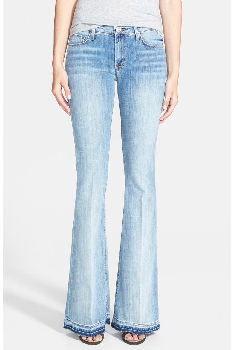 'Mia 5' Flare Jeans, Main, color, INDIGO HAZE NO HOLES