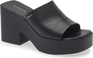 DKNY Mercades Platform Slide Sandal
