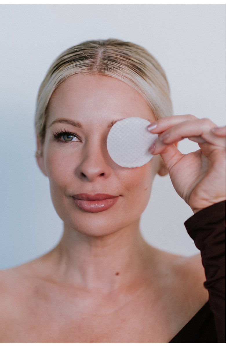 Intoxicated Cosmetics Power Pro Peel Pads - Potent Multi-Acid Formula for Visible Skin Renewal & Exfoliation with TCA, Glycolic Acid, Lactic Acid & More, Alternate, color, Clear
