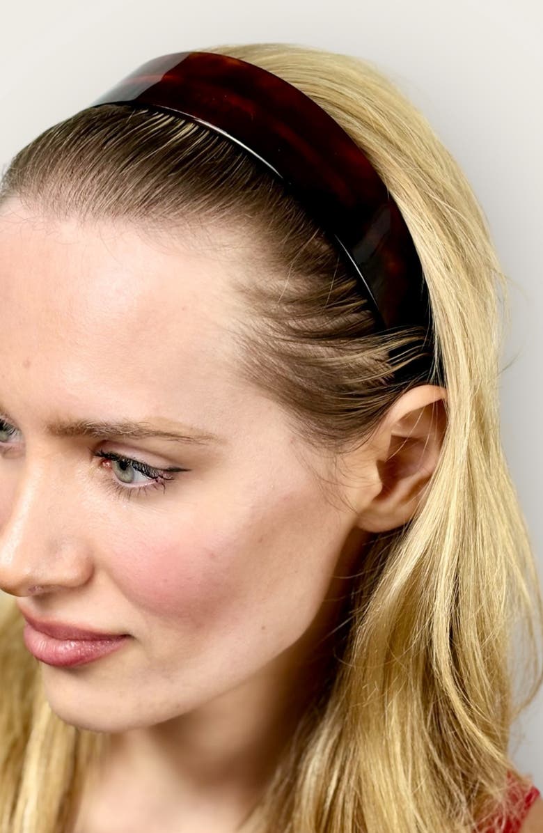 Ficcare Wynn Wide Headband, Alternate, color, Tortoise