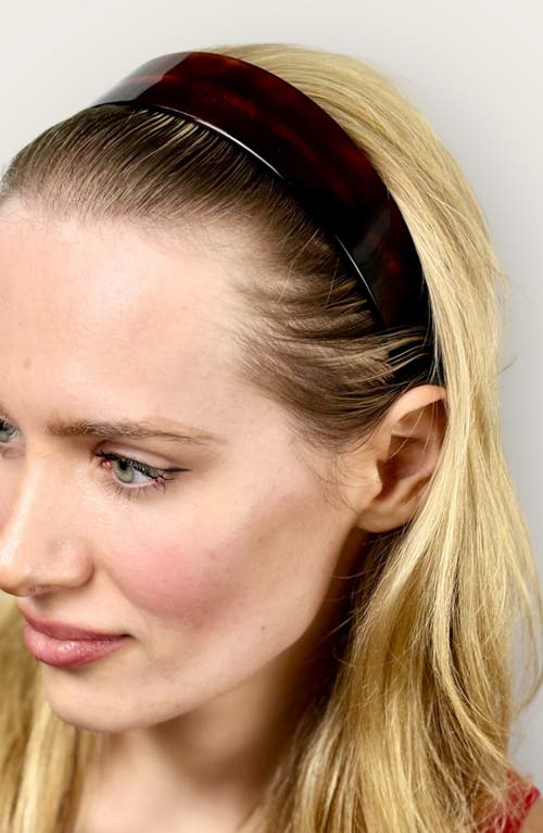 Ficcare Wynn Wide Headband In Brown