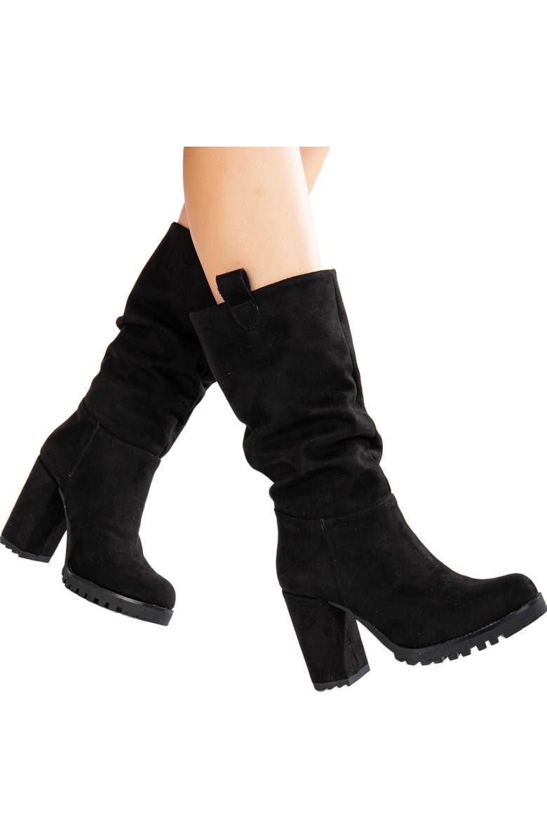 Forever & Always Shoes Anais Slouch Platform Knee High Boots, Alternate, color,