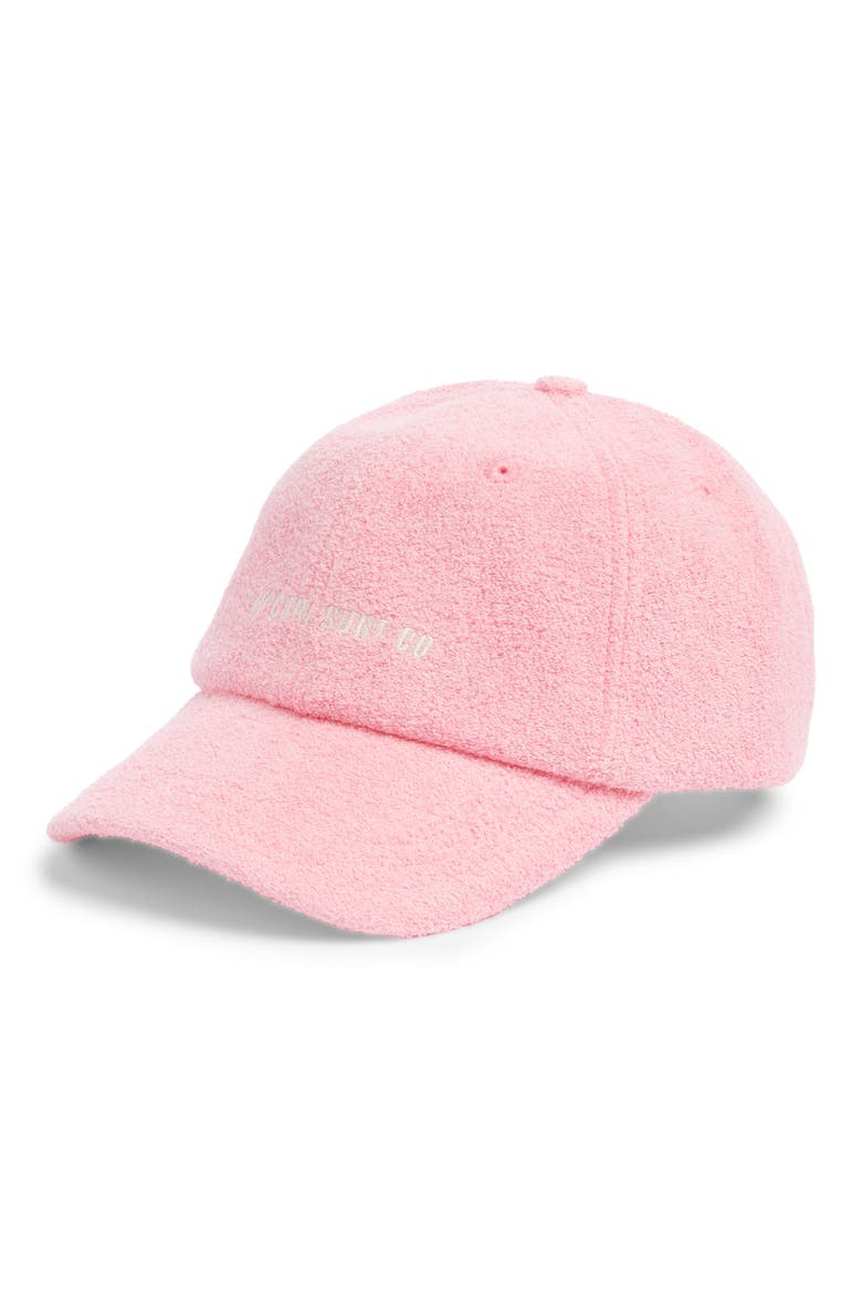 Mixed Terry Cap, Main, color, PINK