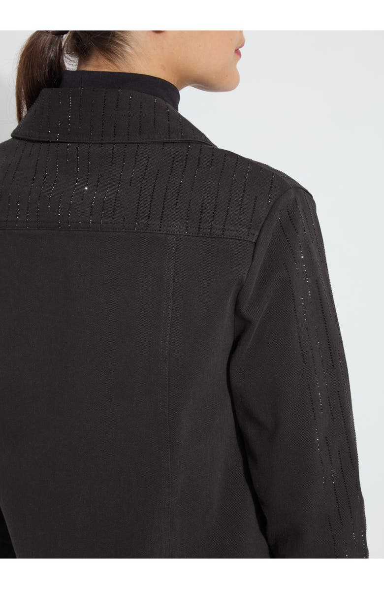 Lysse Nala Beaded Denim Trucker Jacket, Alternate, color, 