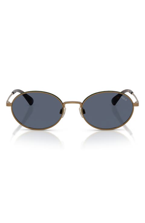 53mm Oval Sunglasses