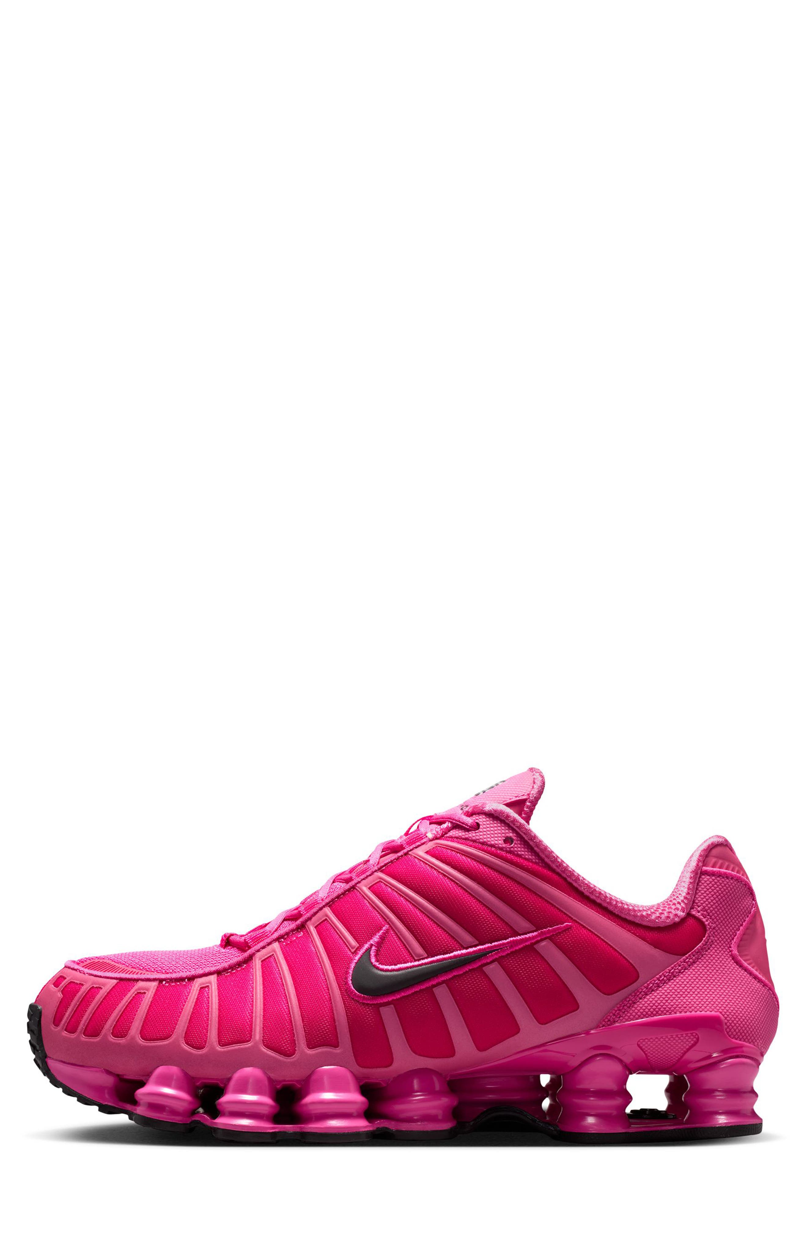 Nike Shox TL: Sneaker, Alternate, color, Desert Pink/ Black