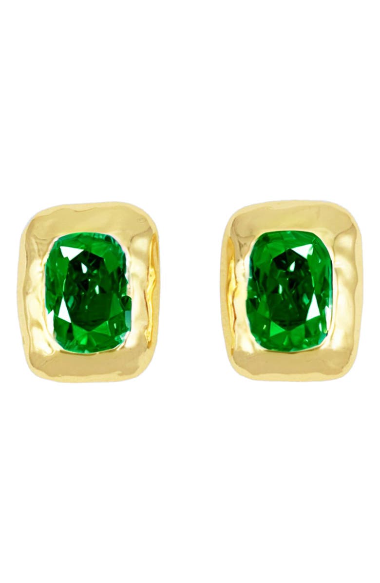 Petit Moments Giovana Crystal Stud Earrings, Main, color, Emerald