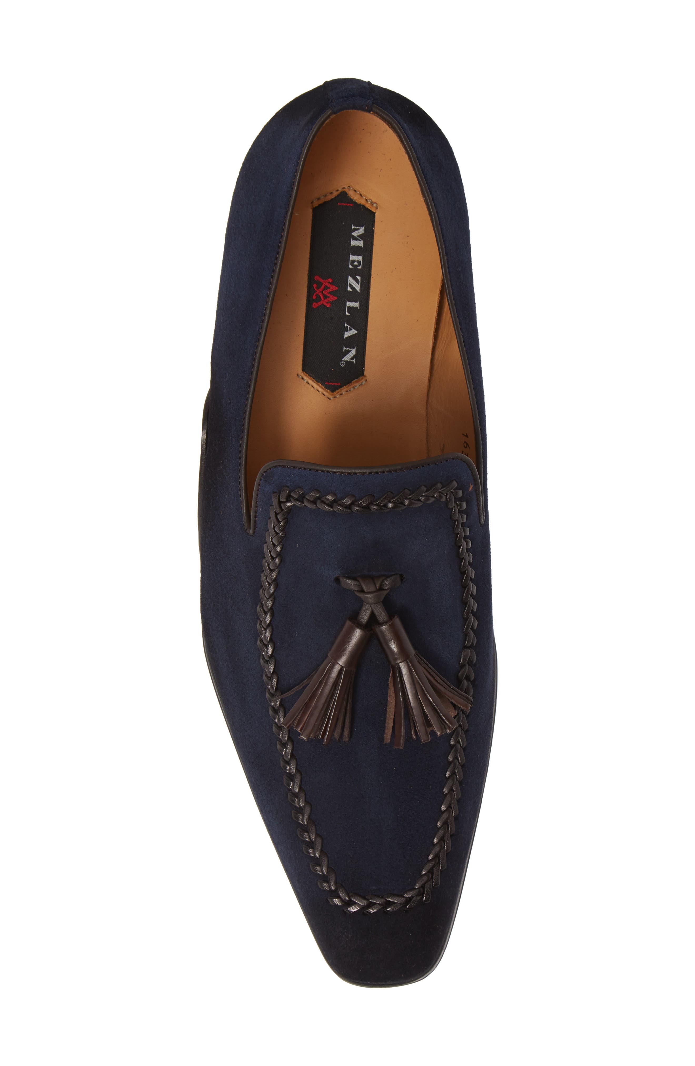 Plazza Tasseled Venetian Loafer, Alternate, color, BLUE SUEDE