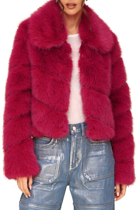 Faux Fur Crop Jacket