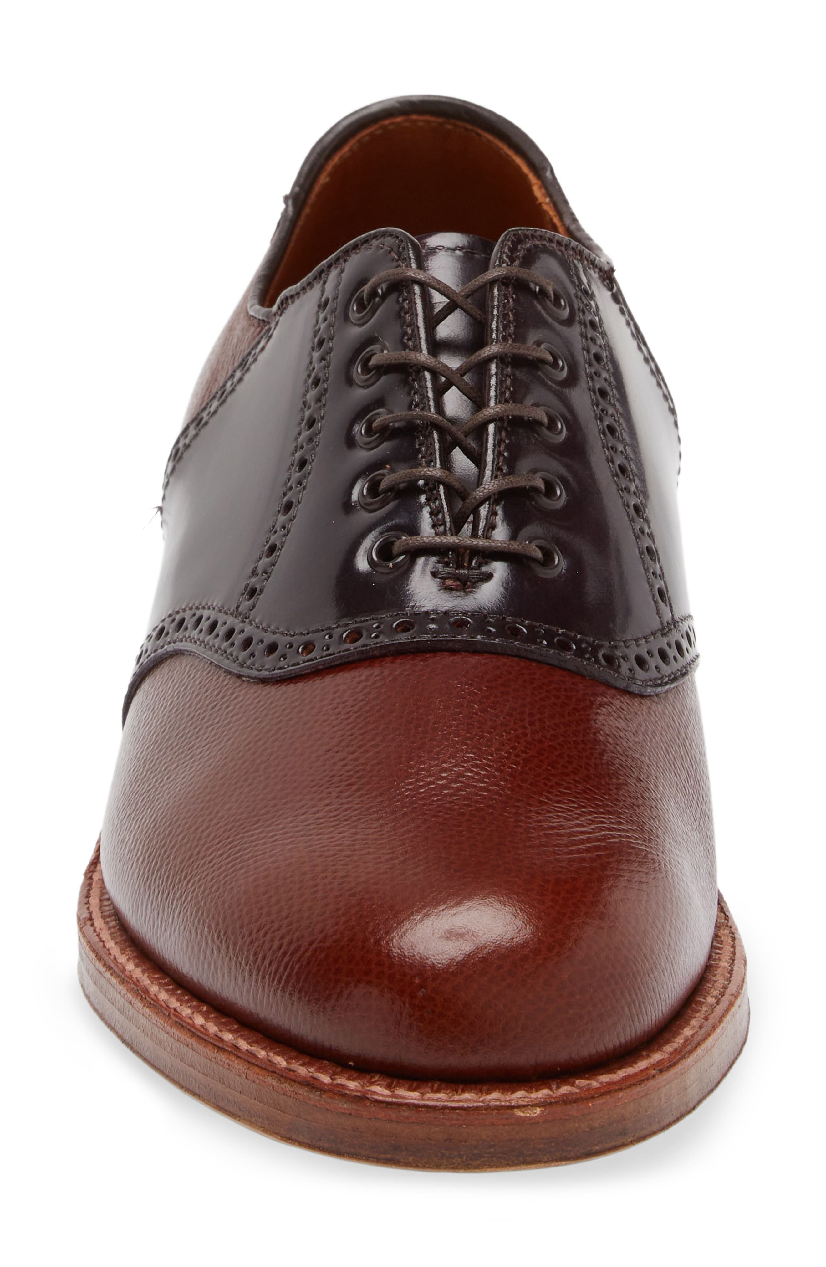 Alden Brogue Saddle Shoe, Alternate, color, 