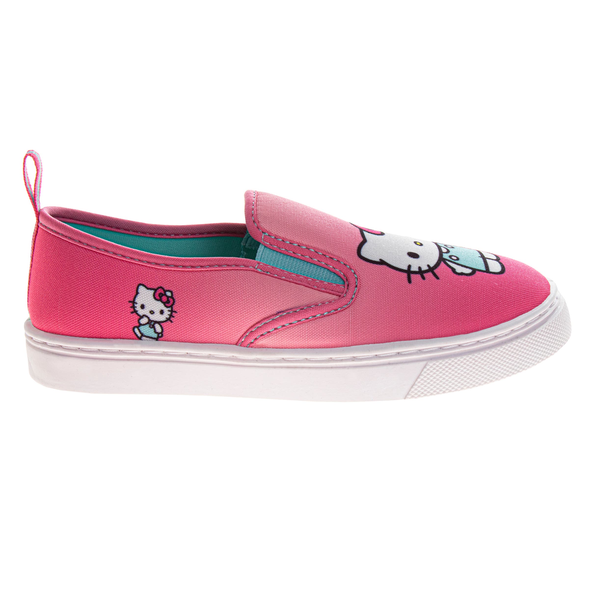 Hello Kitty Adorable Girls' Slip-On Sneakers, Alternate, color, Pink