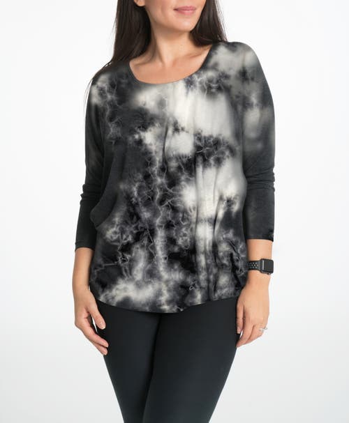 Bun Maternity Nursing Apparel Bliss Long Sleeve Nursing Top In Black