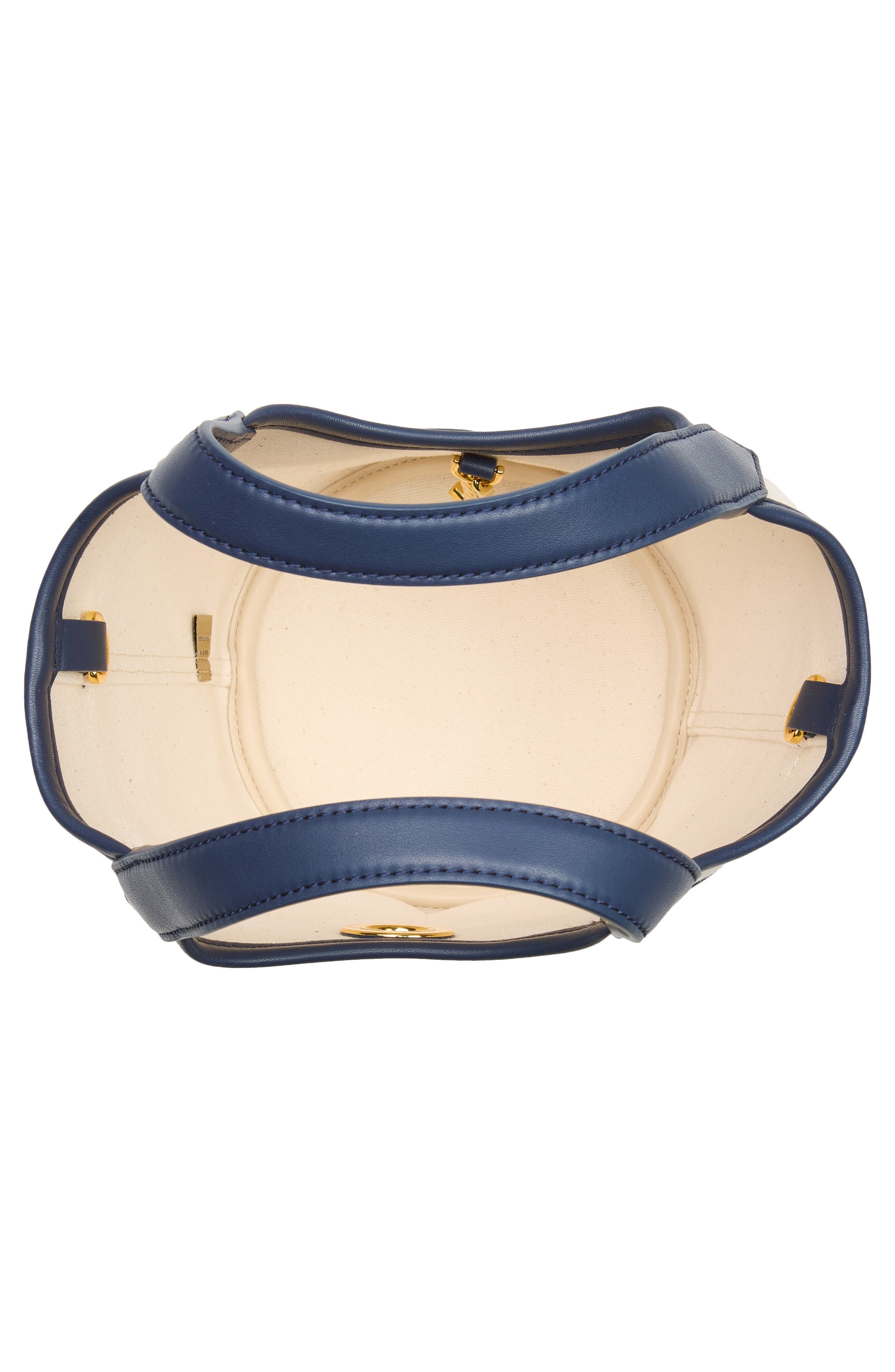 Veronica Beard Canvas Anchor Bag, Alternate, color, Navy/ Ecru