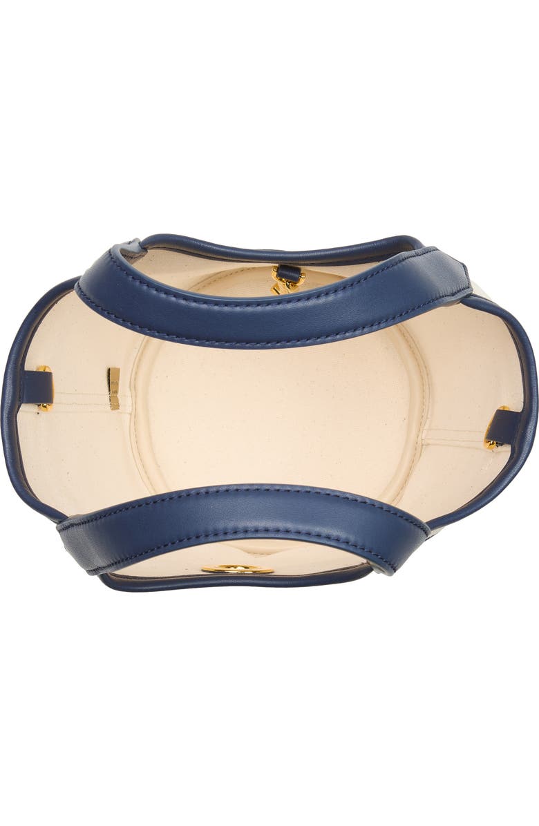 Veronica Beard Canvas Anchor Bag, Alternate, color, Navy/ Ecru