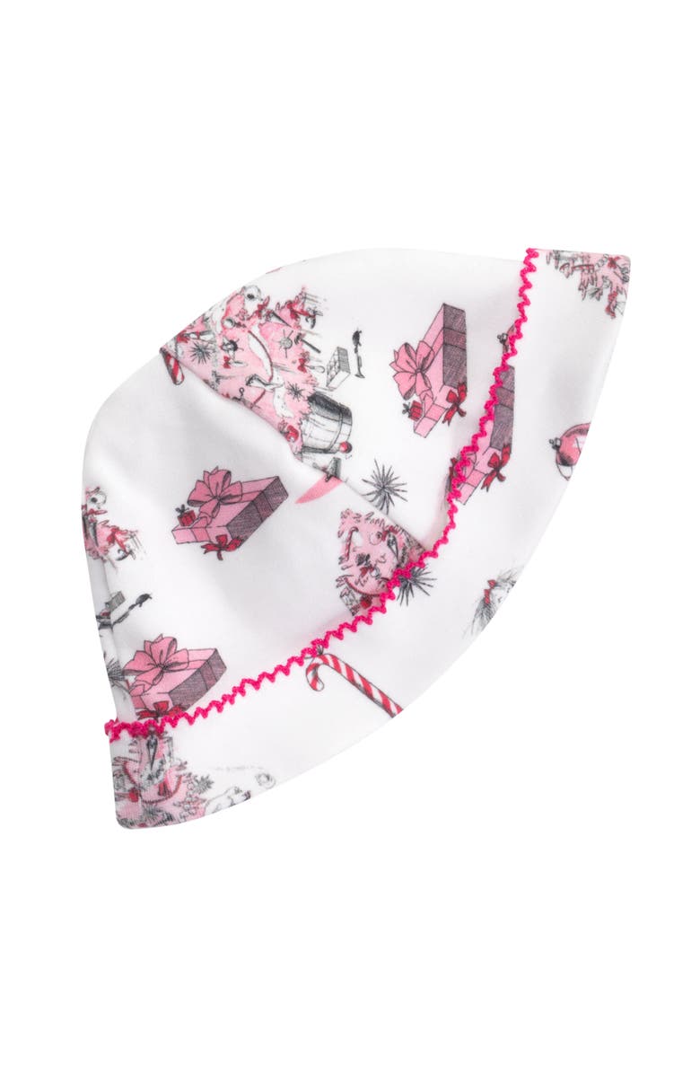 Rachel Riley Eloise Christmas Tree Footie Gift Set, Alternate, color, Pink