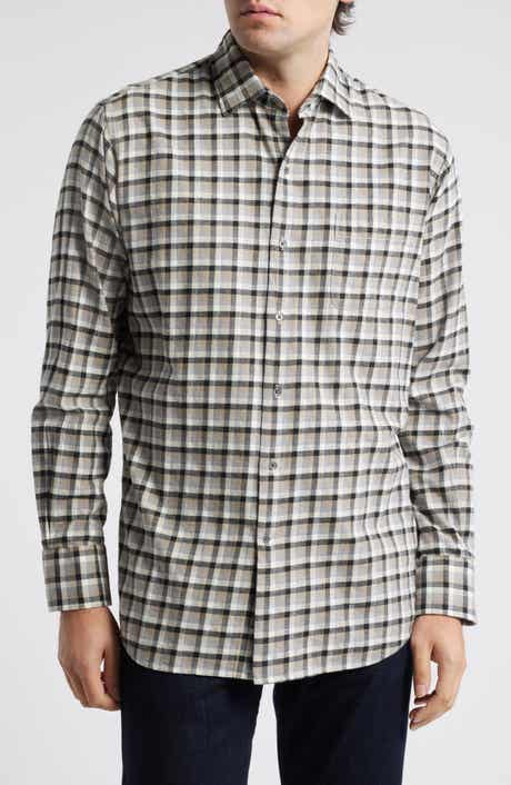 Peter Millar North Bay Check Cotton Button-Up Shirt